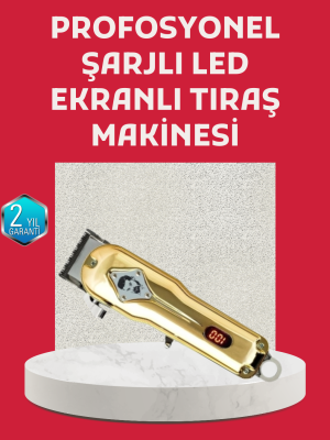1800 mAh Bataryalı Uzun Kullanım Süreli Şarjlı Tıraş Makinesi