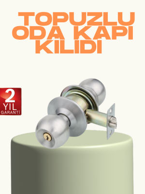 Kolay Montajlı Modern Tasarım Topuzlu Kilit