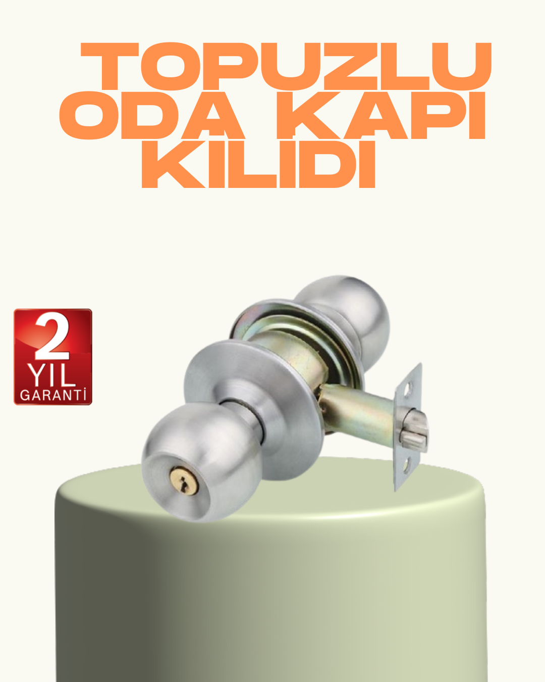 1210149_3-1.png Kolay Montajlı Modern Tasarım Topuzlu Kilit - Görsel 1