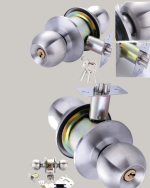 Paslanmaz Çelik Dayanıklı Topuzlu Kapı Kilidi - Görsel 3