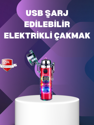 Su Geçirmez Rüzgar Geçirmez Elektronik Ark Çakmak