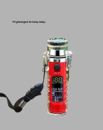 Çok Fonksiyonlu Şarjlı LED Fenerli USB Çakmak - Görsel 5