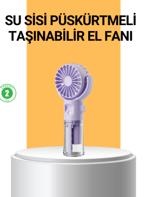 Taşınabilir Şarjlı Su Buharlı Mini Klima Fan