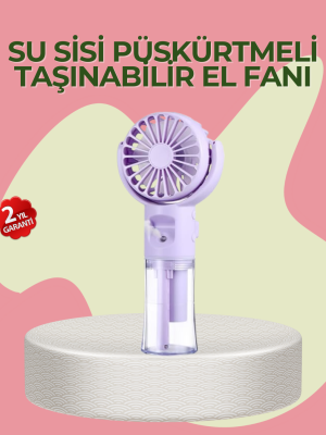 4 Kademeli Serinletici Su Buharlı El Vantilatörü