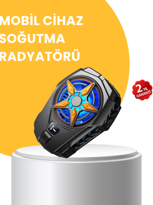 Dijital Göstergeli Evrensel Telefon Soğutma Fanı