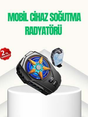Oyunlar İçin Güçlü Telefon Soğutucu Fan Dijital Ekranlı