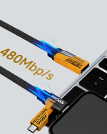 Örgülü Tasarım 4’ü 1 Arada USB-C Lightning Hızlı Şarj Kablosu - Görsel 5