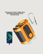 5000mAh Şarjlı Soğutma Fanı Taşınabilir - Görsel 4