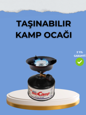 Kompakt ve Hafif Kamp Ocağı Seti Gaz Tüplü