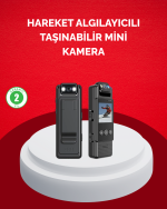 Mini Kamera 1080P Full HD Taşınabilir Güvenlik ve Kayıt Cihazı