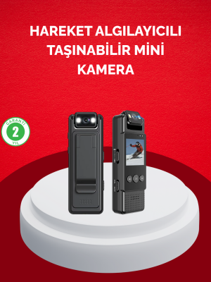 Mini Kamera 1080P Full HD Taşınabilir Güvenlik ve Kayıt Cihazı