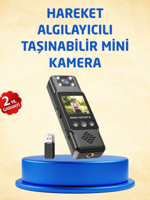 Taşınabilir Full HD Mini Kamera TFT Ekranlı