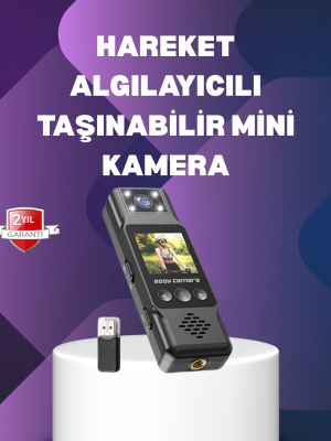 180° Dönebilen Lensli 1080P Mini Kamera