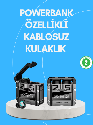 Şarj Kutulu Kablosuz Bluetooth Kulak İçi Spor Kulaklık