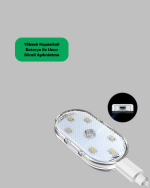 USB Şarjlı Çok Renkli Dokunmatik LED Gece Lambası - Görsel 2