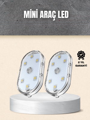 Taşınabilir Manyetik Mini LED Lamba 7 Renk Seçenekli