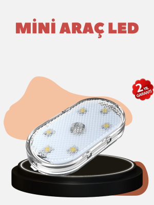 USB Şarjlı Kablosuz Manyetik Montajlı Mini LED Işık