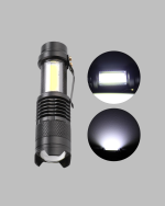 4 Modlu USB Şarjlı LED El Feneri Kamp ve Outdoor - Görsel 5