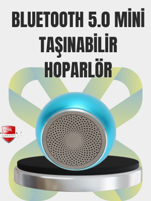Kablosuz Bluetooth 5.0 Hoparlör | Kompakt ve Güçlü Ses