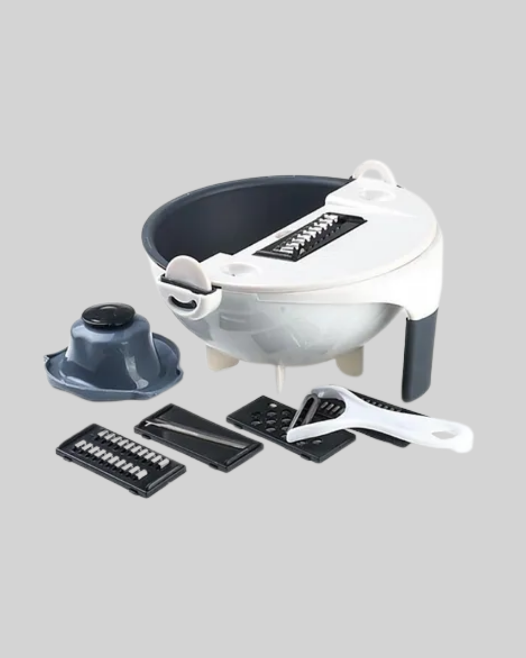 1210273_10-150.png Çok Fonksiyonlu Dilimleyici ve Süzgeçli Mutfak Aparatı - Görsel 2