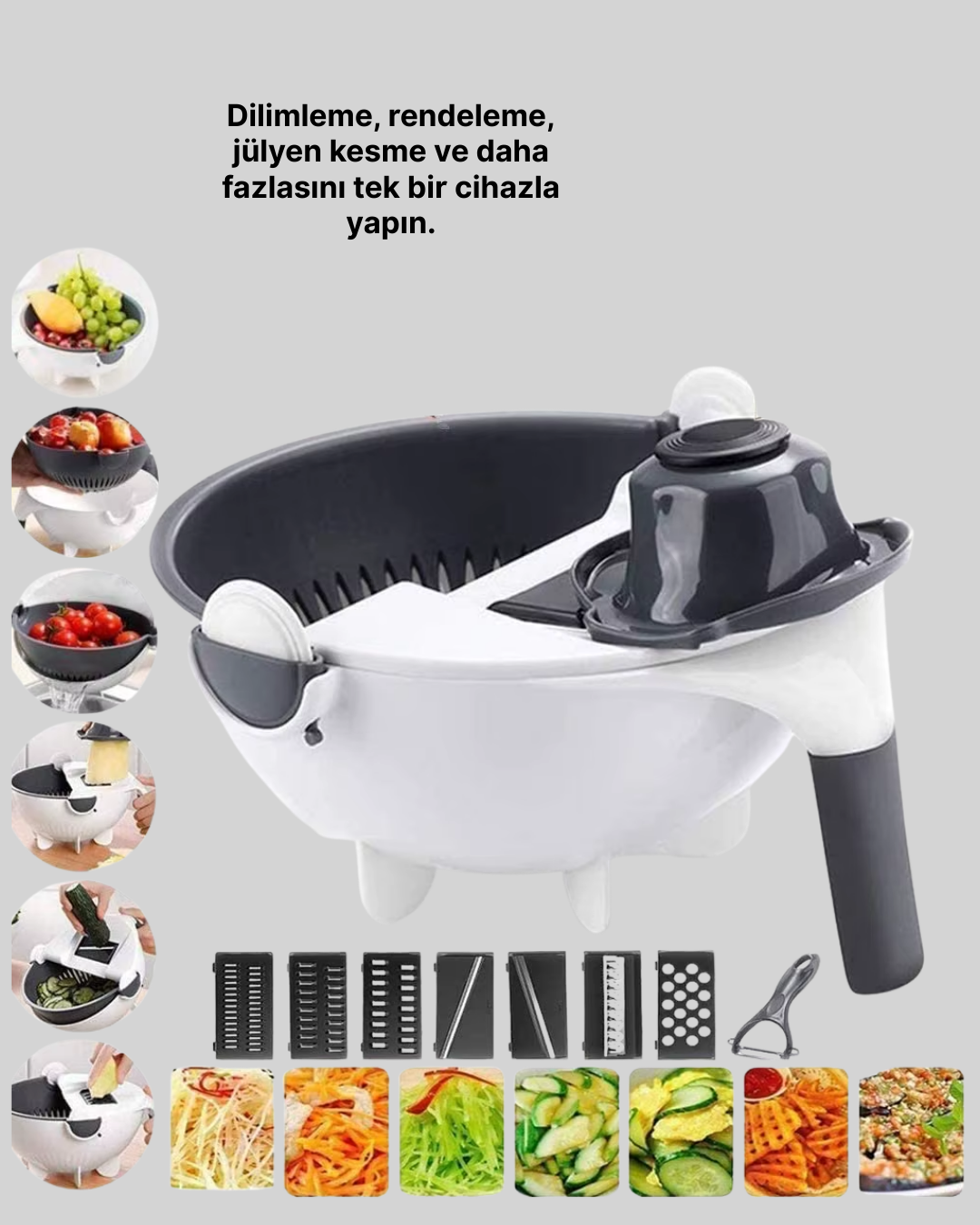 1210273_7-153.png Çok Fonksiyonlu Dilimleyici ve Süzgeçli Mutfak Aparatı - Görsel 5