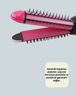 Profesyonel Saç Şekillendirici | Düzleştirici ve Maşa - Görsel 3