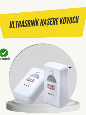 Ultrasonik Haşere Kovucu Cihaz 150 m2 Etki Alanı