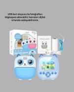 2.4 İnç Ekranlı Çocuk Fotoğraf Makinesi 6X Zoom Özellikli - Görsel 4
