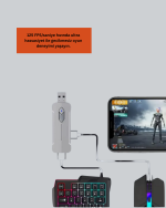 Bluetooth 5.3 Mobil Oyun Klavye Mouse Seti | FPS ve Battle Royale İçin - Görsel 2