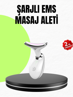 Kırışıklık Önleyici Güzellik Cihazı | Mikro Akım Masaj ve Isı Terapisi