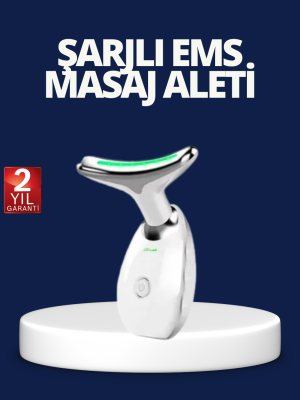 Yüz ve Boyun Sıkılaştırıcı Cilt Bakım Cihazı | EMS Mikro Akım & Kırışıklık Giderici