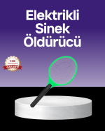 Çocuk ve Evcil Hayvan Dostu Elektrikli Sinek Raketi | Güvenli Kullanım