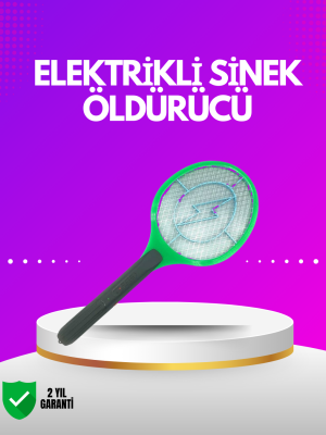 İç ve Dış Mekan Elektrikli Sinek Öldürücü | Hafif ve Ergonomik Tasarım