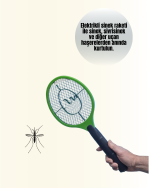 Elektrikli Sinek Raketi | Yüksek Voltajlı, Güvenli ve Taşınabilir - Görsel 2