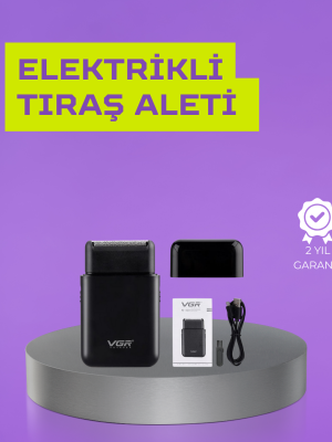 Kart Tasarımlı Şarjlı Tıraş Makinesi | 2 Başlıklı Hassas Kesim