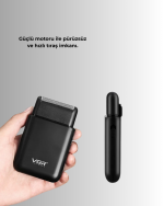 Ultra İnce Elektrikli Tıraş Makinesi | USB Şarjlı ve Su Geçirmez - Görsel 3