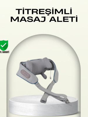 Taşınabilir Şarjlı Boyun Masaj Cihazı | Sessiz ve Güçlü Motor