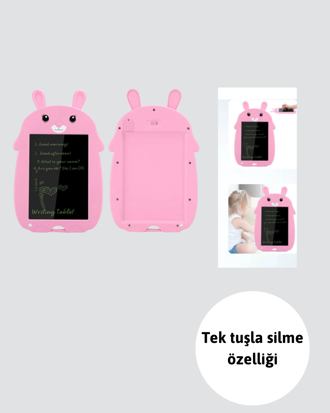 1210351_7-139.png Çizim ve Not Defteri LCD Tablet | Kağıt Benzeri Yazım Deneyimi - Görsel 2