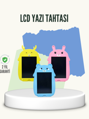 Çocuklar İçin LCD Yazı Tableti | Kilitli ve Göz Yormayan Ekran