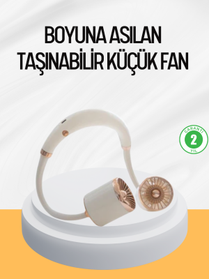 Katlanabilir Asılabilir Fan USB Şarjlı Hafif ve Sessiz Tasarım