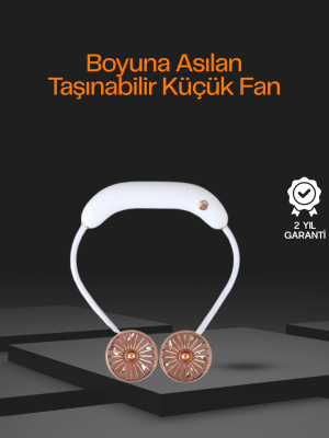 5 Kanatlı Sessiz Mini Fan 3 Vitesli Katlanabilir Asılabilir