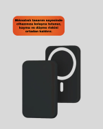 MagSafe Araç Telefon Tutucu 15W Hızlı Şarj Type-C Girişli - Görsel 3