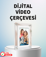 Dayanıklı ve Hafif Tasarım – 7 İnç Dijital Fotoğraf Çerçevesi Ev ve Ofis İçin