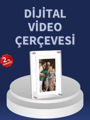 Ses Kontrol Tuşlu 7 İnç Dijital Fotoğraf Çerçevesi – Kolay ve Pratik Kullanım