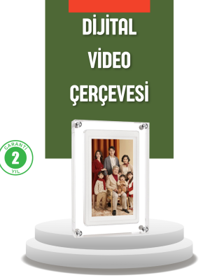 4GB Hafızalı 7 İnç Dijital Fotoğraf Çerçevesi – Yüzlerce Anınızı Saklayın