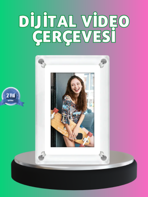 450 Nit Yüksek Parlaklık 7 İnç Dijital Resim Çerçevesi – Her Açıdan Net Görüntü