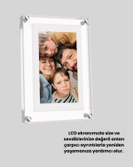 Çift Stereo Hoparlörlü 7 İnç Dijital Fotoğraf Çerçevesi – Zengin Ses Deneyimi - Görsel 5