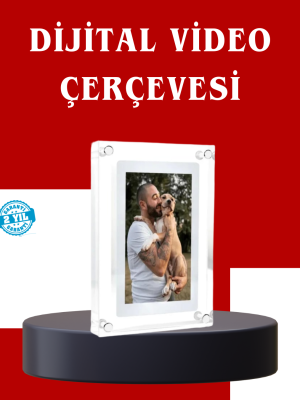 Çift Stereo Hoparlörlü 7 İnç Dijital Fotoğraf Çerçevesi – Zengin Ses Deneyimi