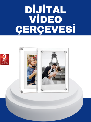 1024x600 Çözünürlüklü 7 İnç Dijital Görüntü Çerçevesi – Canlı ve Net Ekran