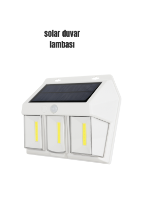 Suya Dayanıklı Solar Duvar Lambası – Akıllı Gece Sensörlü Işık